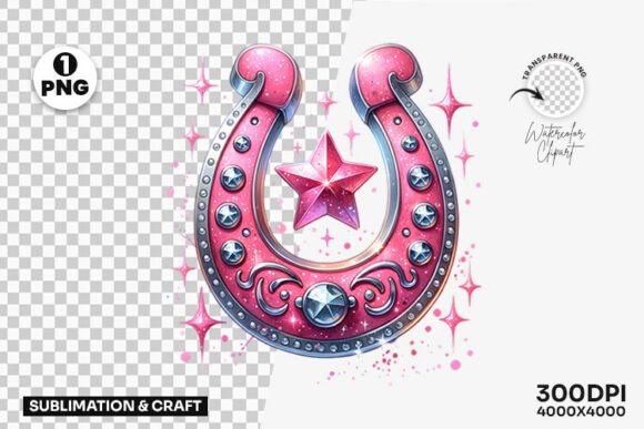 Download Horseshoe Star Sublimation Clipart PNG - Png Collection