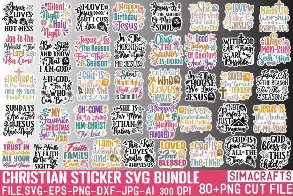 Download Christian Sticker SVG PNG Bundle - Png Collection