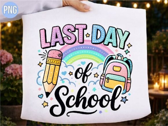 Download Last Day of School Rainbow Backpack PNG - Png Collection