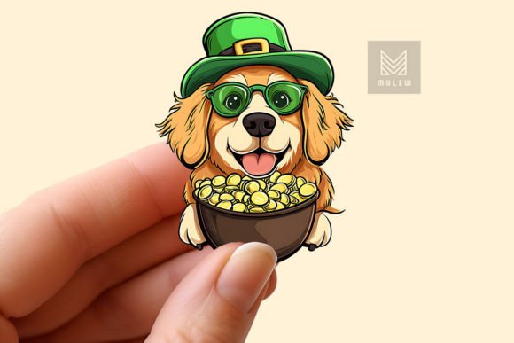 Download St Patrick's Day Dog Sticker PNG - Png Collection
