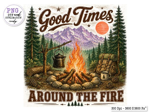 Download Good Times Around the Fire PNG - Png Collection