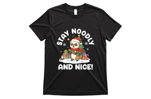 Download Funny Ferret Christmas PNG | T-shirt Art - Png Collection