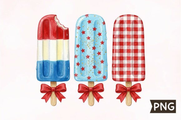 Download Patriotic Popsicle Ice Cream Summer PNG - Png Collection