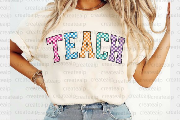 Download Teacher Checkered Varsity Png, Teach Svg - Png Collection