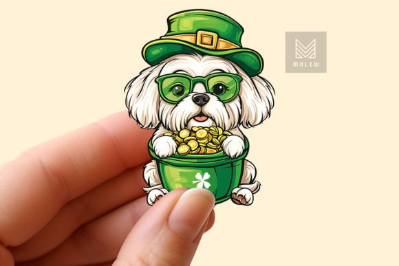 Download St Patrick's Day Dog Sticker PNG - Png Collection