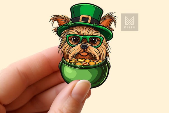 Download St Patrick's Day Dog Sticker PNG - Png Collection