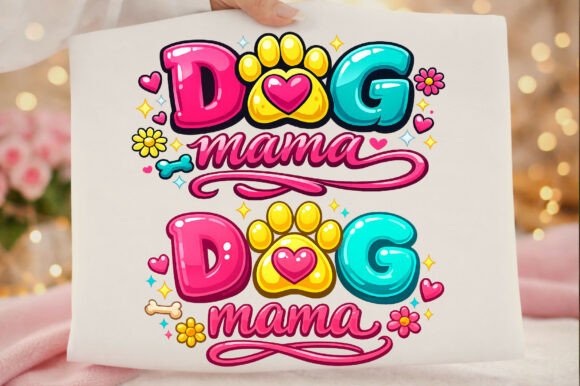 Download Cute Dog Mama Paw Heart Mothers Day Png - Png Collection