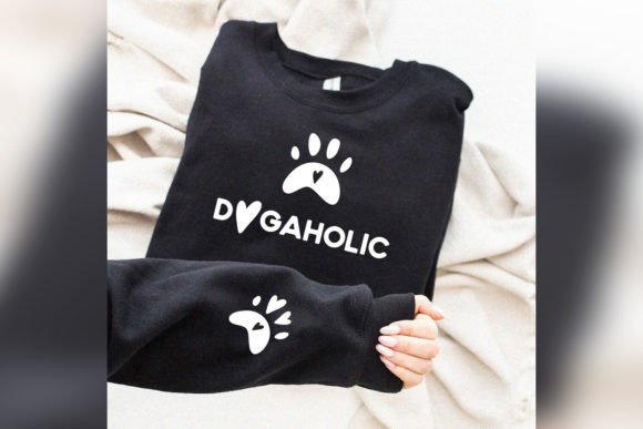 Download Dogaholic SVG Sleeve T Shirt Dog Mom PNG - Png Collection