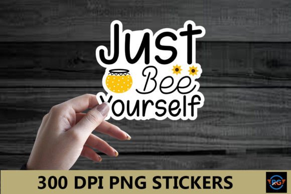 Download Just Bee Yourself – Bee Stickers PNG - Png Collection
