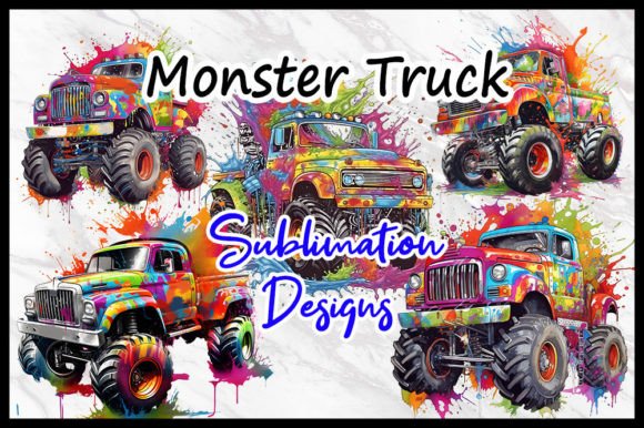 Download Monster Truck  PNG Sublimation Designs - Png Collection