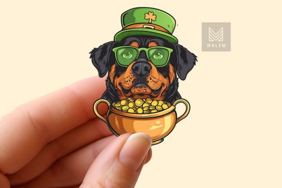 Download St Patrick's Day Dog Sticker PNG - Png Collection