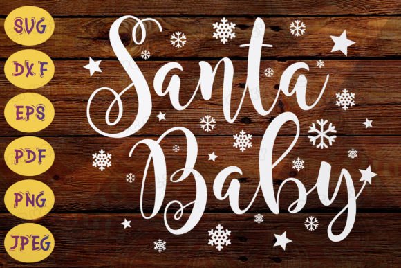 Download Santa Baby Printable SVG Snowflakes PNG - Png Collection