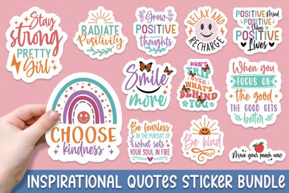 Download Inspirational Quotes Sticker Bundle - Quotes sticker Collection
