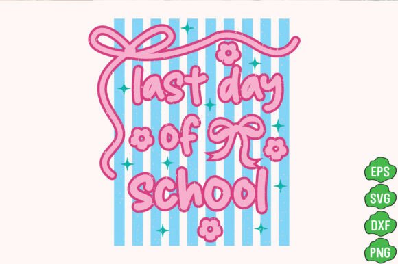 Download Striped Last Day of School PNG, Teacher - Png Collection