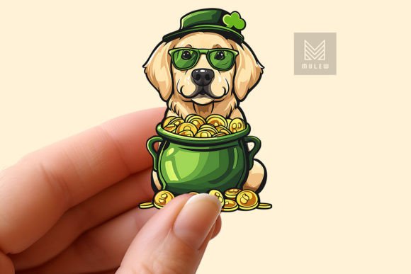 Download St Patrick's Day Dog Sticker PNG - Png Collection