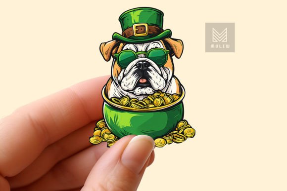 Download St Patrick's Day Dog Sticker PNG - Png Collection