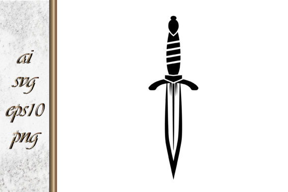 Download Vintage Dagger Sketch Knife Vector - Dagger Collection
