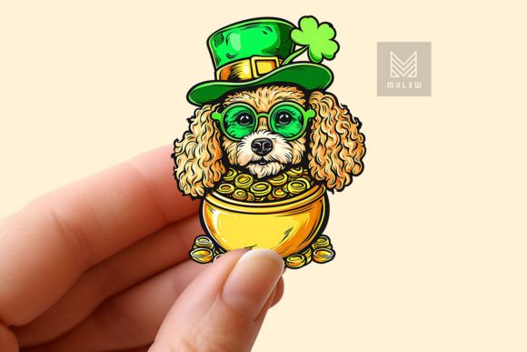 Download St Patrick's Day Dog Sticker PNG - Png Collection