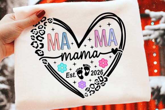 Download Mama Heart Svg Png, Mom Life Svg Shirt - Png Collection