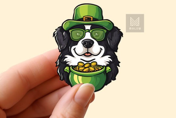 Download St Patrick's Day Dog Sticker PNG - Png Collection