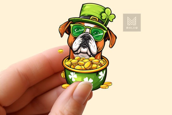 Download St Patrick's Day Dog Sticker PNG - Png Collection