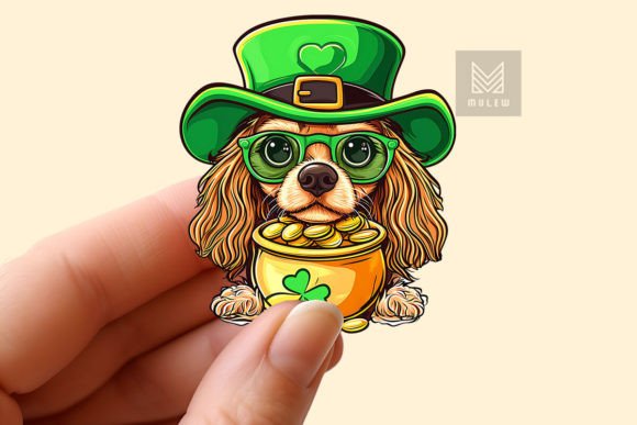 Download St Patrick's Day Dog Sticker PNG - Png Collection