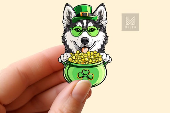 Download St Patrick's Day Dog Sticker PNG - Png Collection
