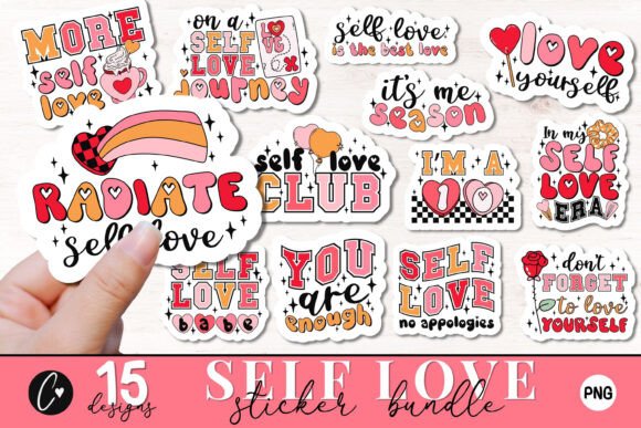 Download Self Love Sticker PNG Bundle - Png Collection