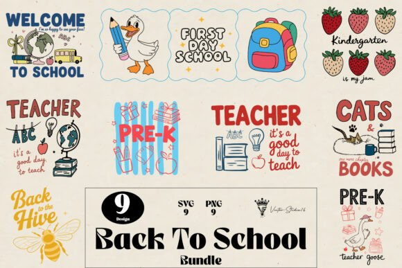 Download Back to School SVG PNG Bundle - Png Collection