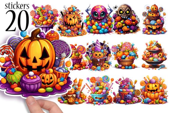 Download Halloween Candy Stickers for Kids PNG - Png Collection