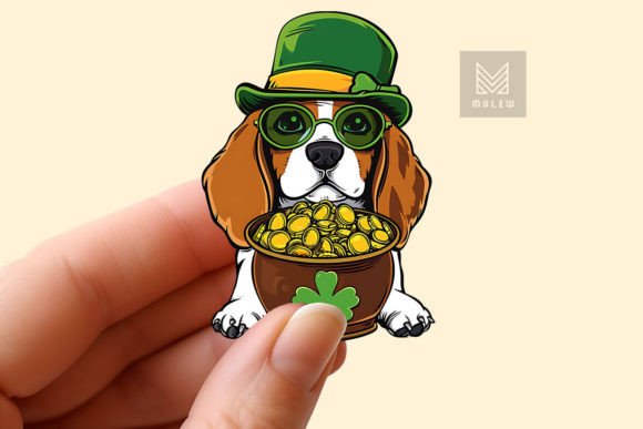 Download St Patrick's Day Dog Sticker PNG - Png Collection