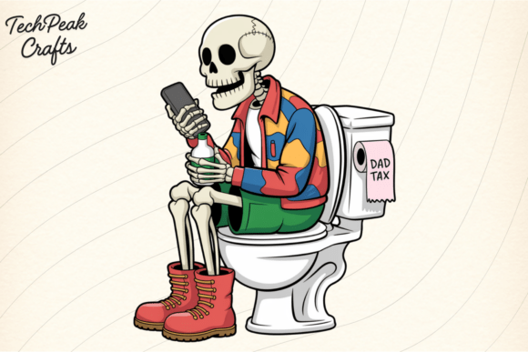 Download Funny Dad Tax Skeleton PNG - Png Collection