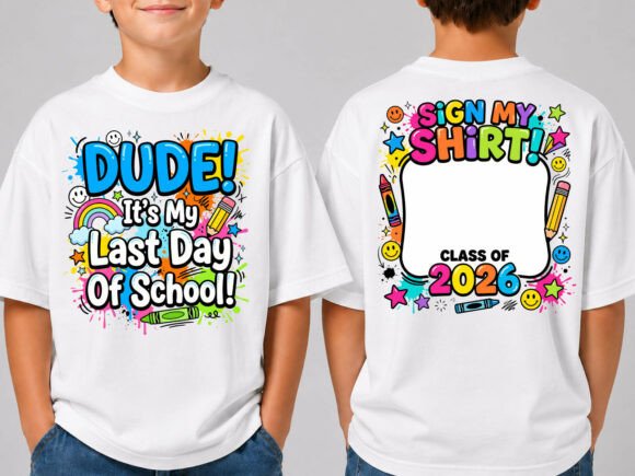 Download Last Day of School Sign My Shirt PNG - Png Collection