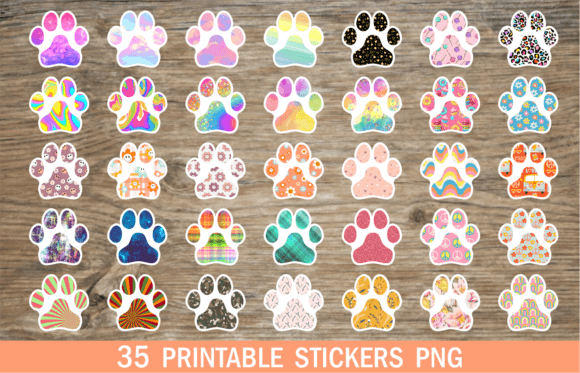 Download Paw Stickers Png Dog Stickers Printable - Png Collection