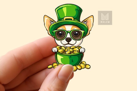 Download St Patrick's Day Dog Sticker PNG - Png Collection