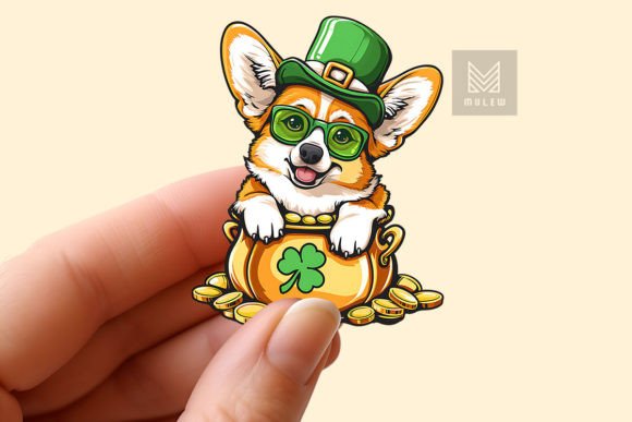 Download St Patrick's Day Dog Sticker PNG - Png Collection