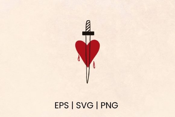 Download Heart with Dagger - Dagger Collection