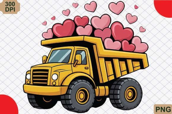 Download Valentine Dump Truck PNG - Png Collection