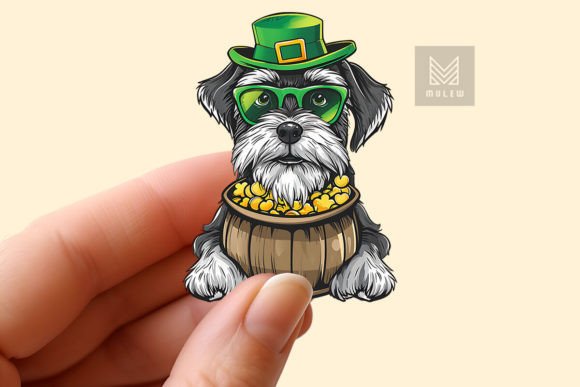 Download St Patrick's Day Dog Sticker PNG - Png Collection