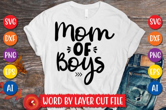 Download Mom of Boys SVG Design - Mom of boys svg Collection