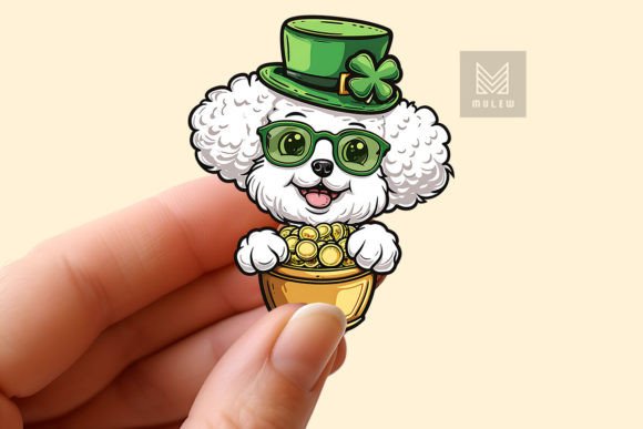 Download St Patrick's Day Dog Sticker PNG - Png Collection