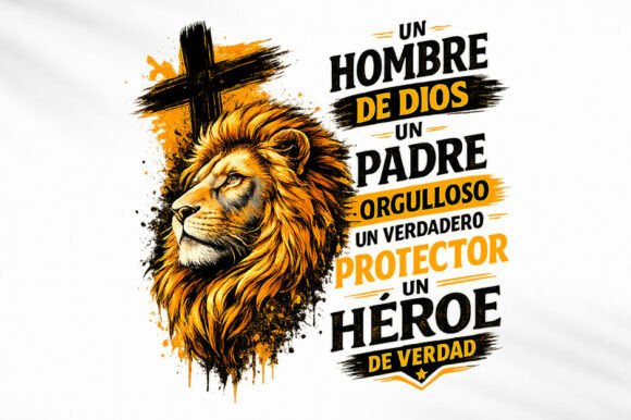 Download Spanish Lion Dad PNG Hombre De Dios Art - Png Collection